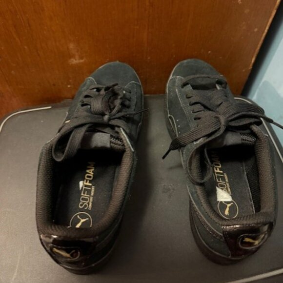 PUMA – Retro Black Vikki Platform Sneaker - Picture 9 of 16